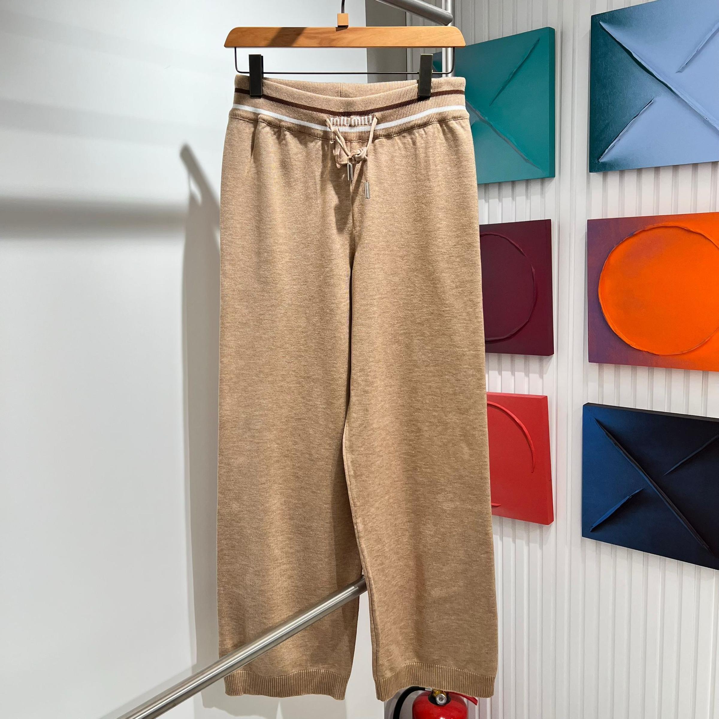 Pleteni set od 2 komada s patentnim zatvaračem za žene bež boje