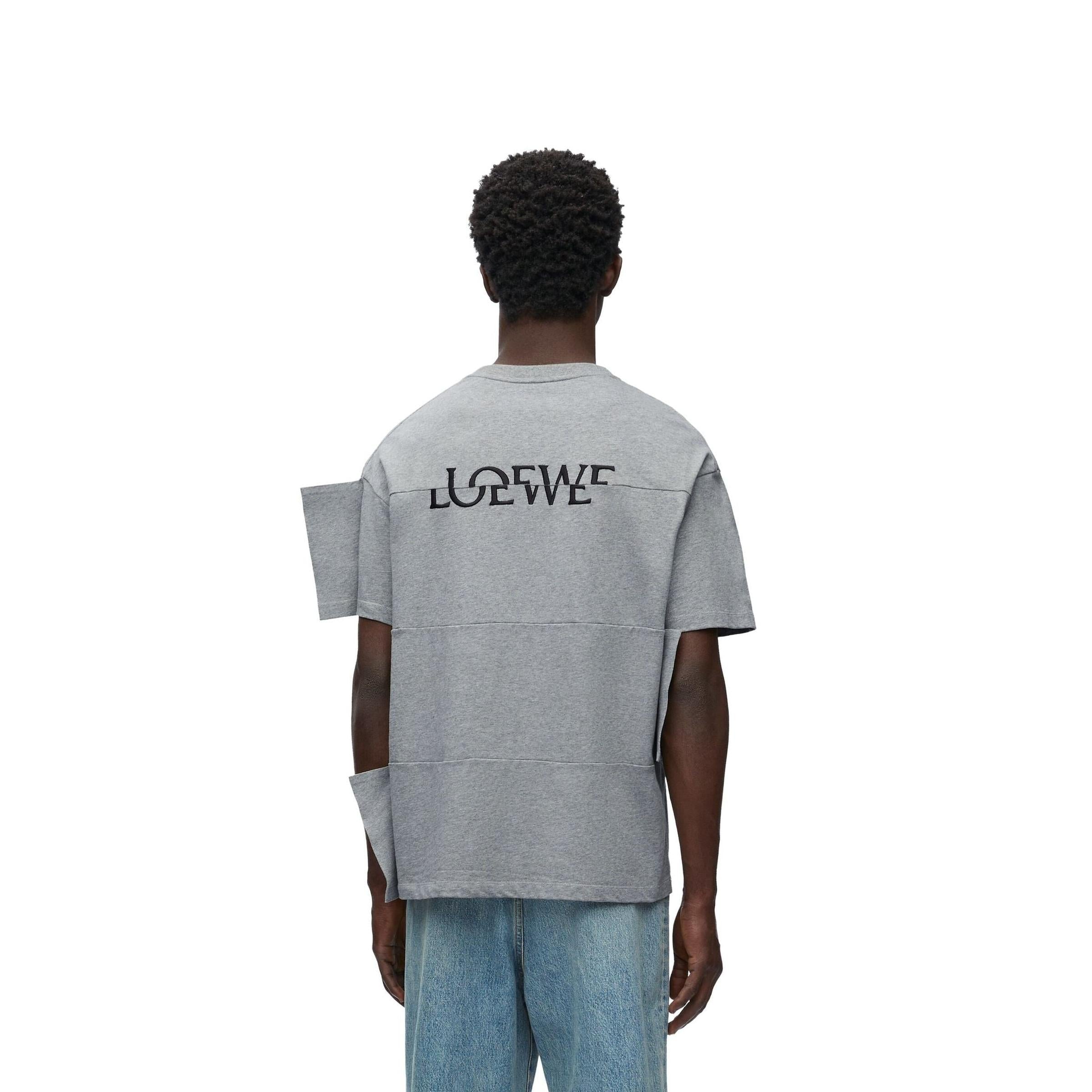 Grey Distressed Oversized T-shirt