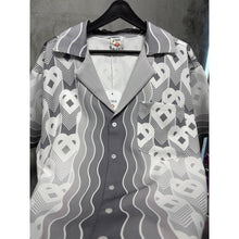 Grey Satin Summer Shirt