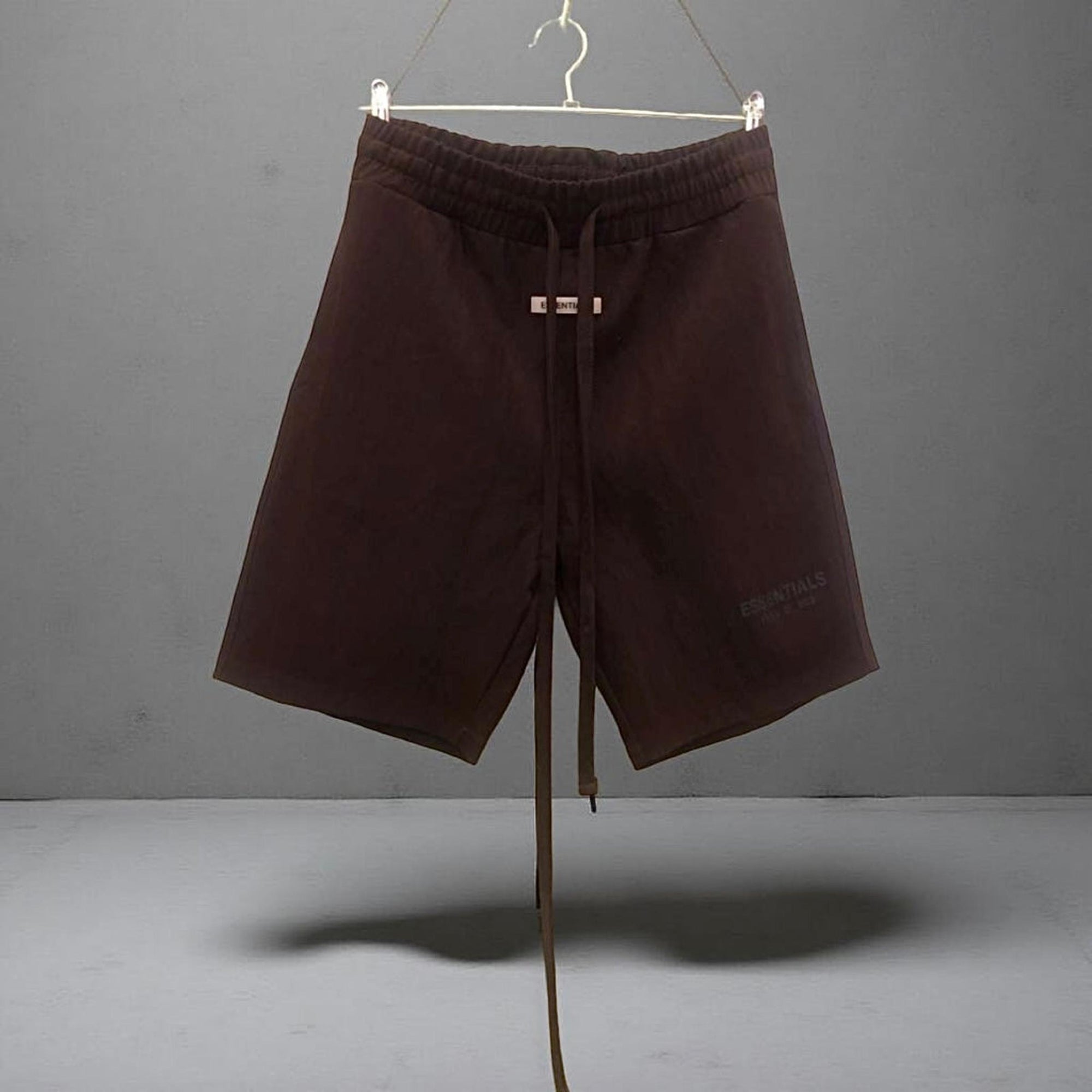 Brown Cotton Shorts