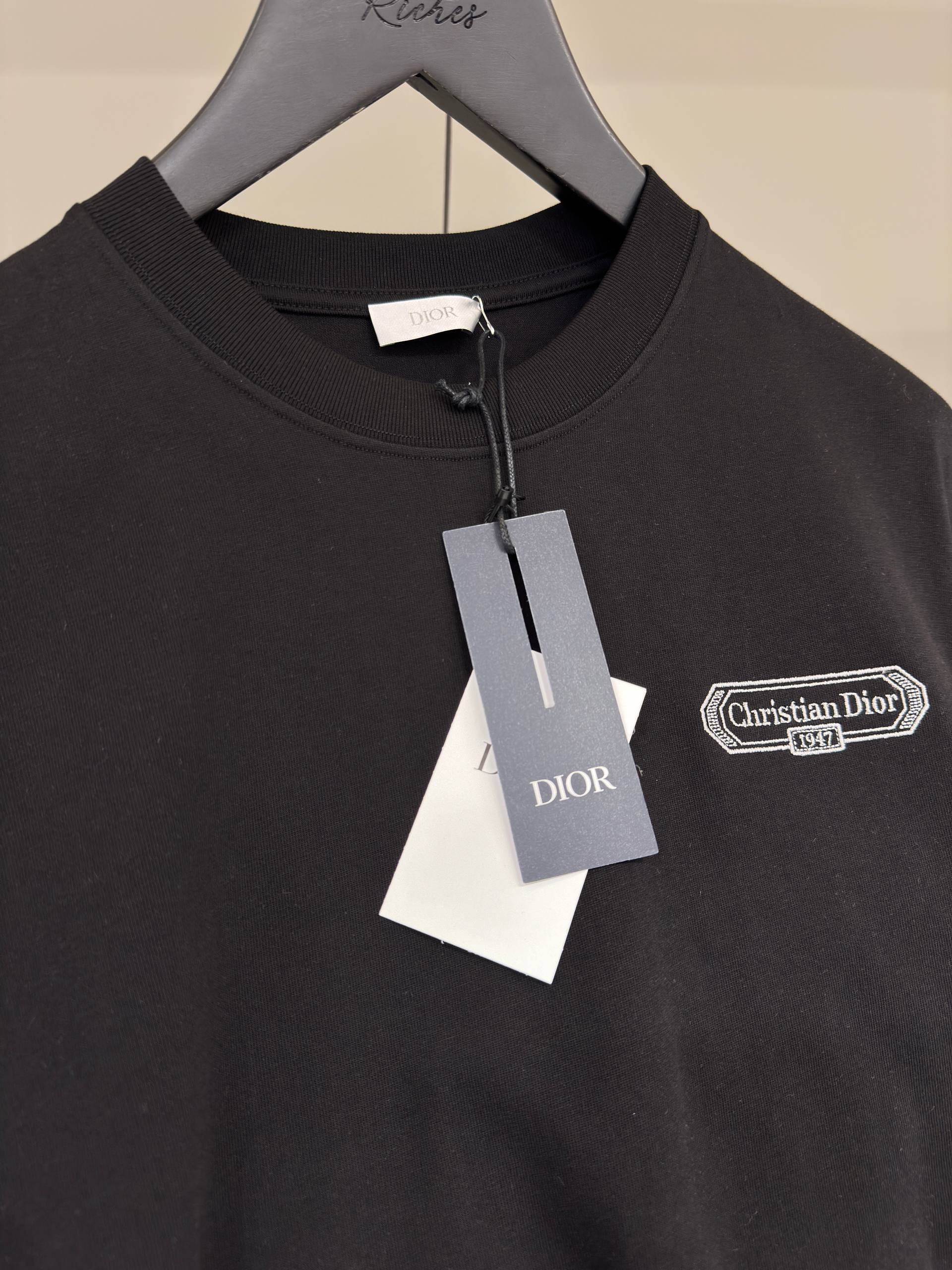 Black Cotton T-shirt