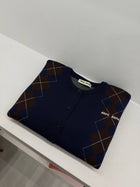 Dark Blue Knitted Women’s Cardigan