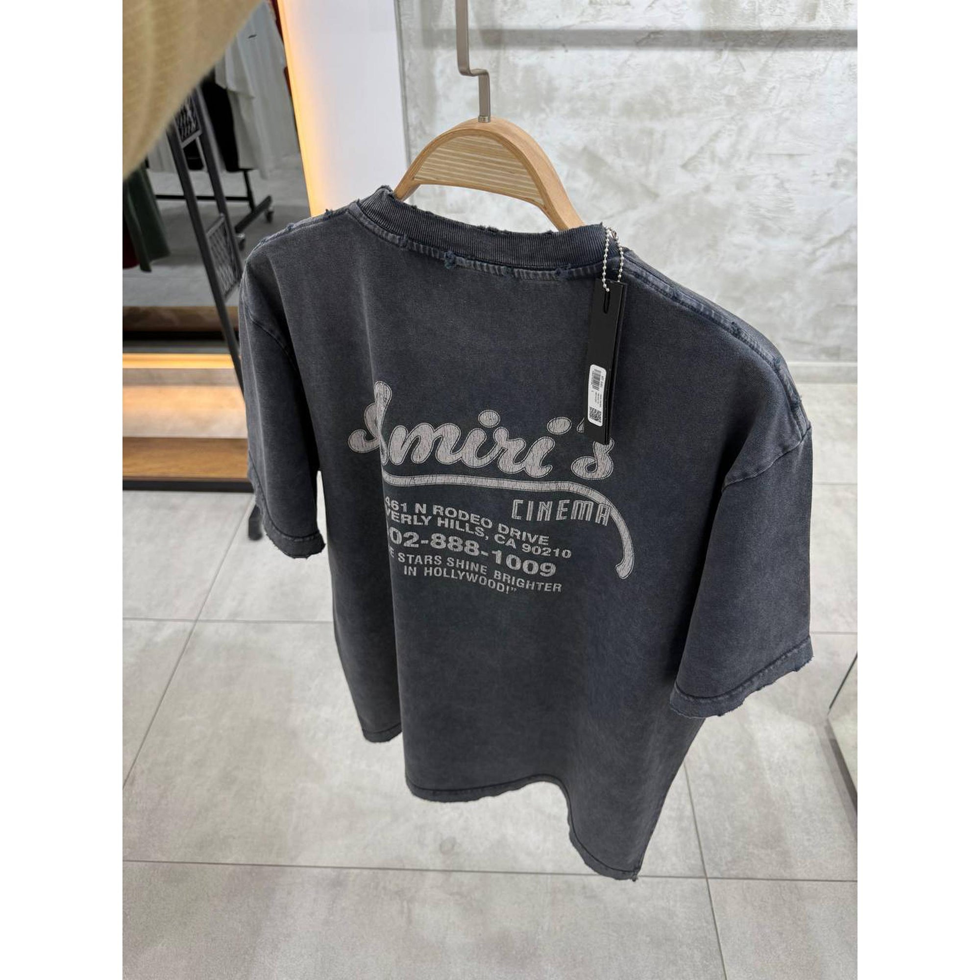 Dark Grey Washed Oversized T-Shirt