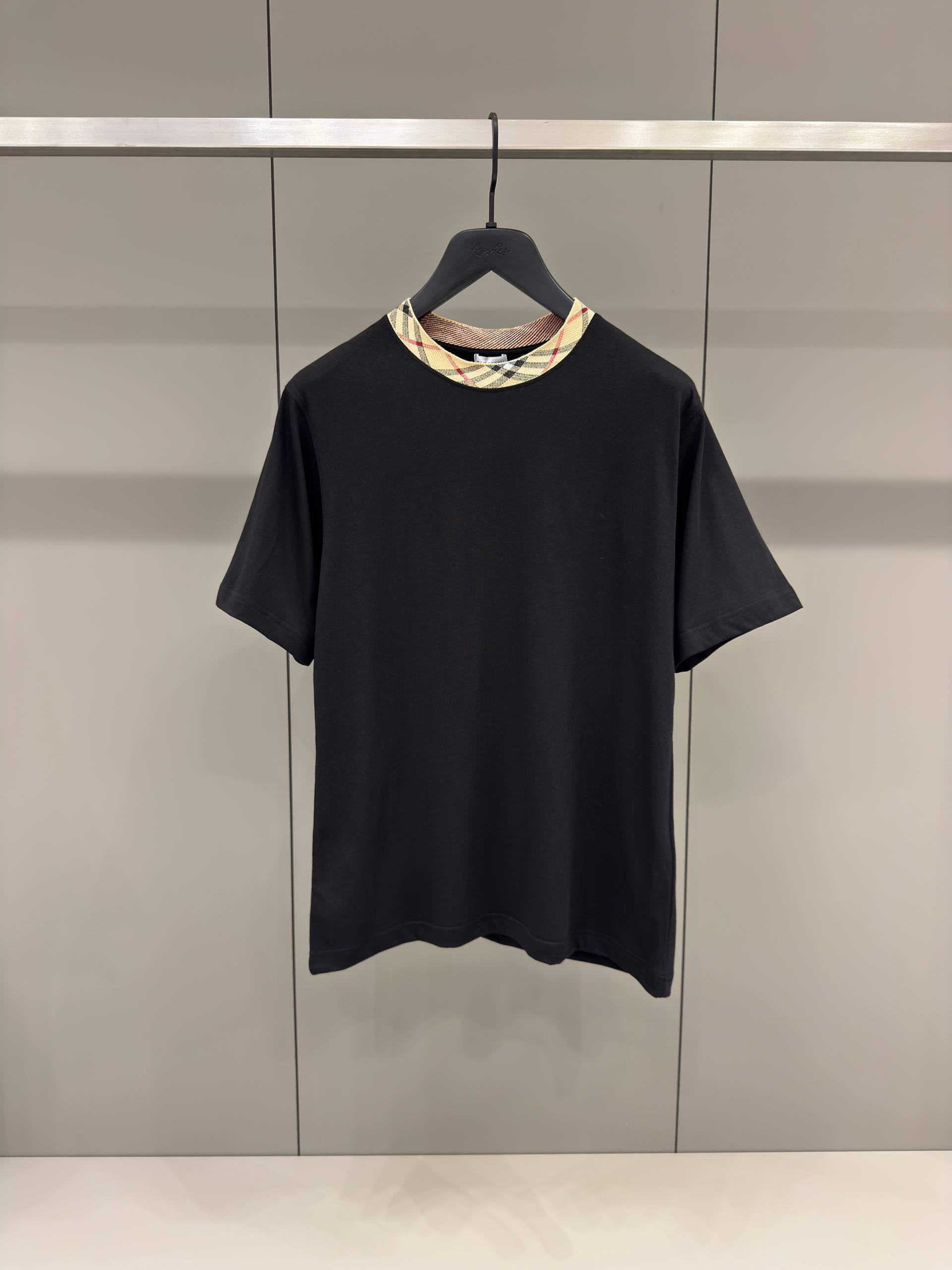 Black Cotton T-shirt