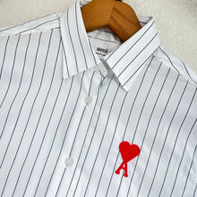 White Women Cotton Shirt with Embroidered Logo