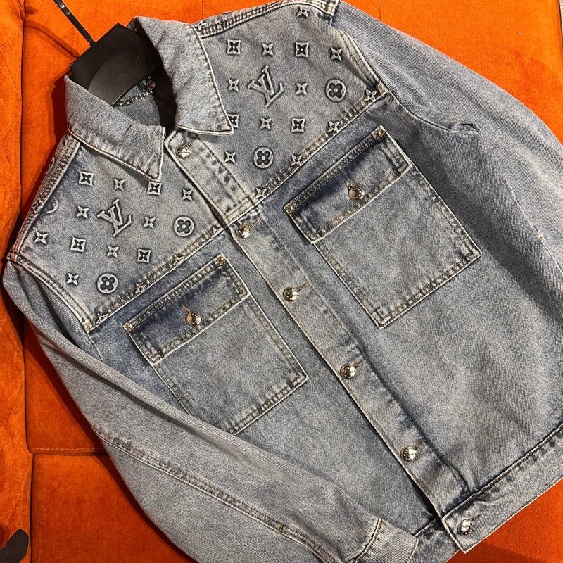 Light Blue Denim Shirt Jacket