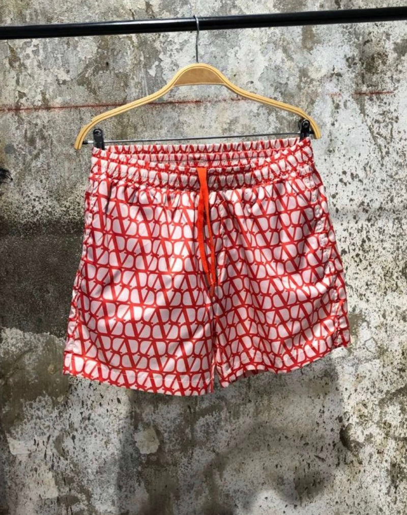 Red “V” Swim Shorts