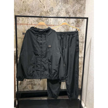 Black Tracksuit with Metal Logos