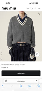 Grey Knitted Sweater