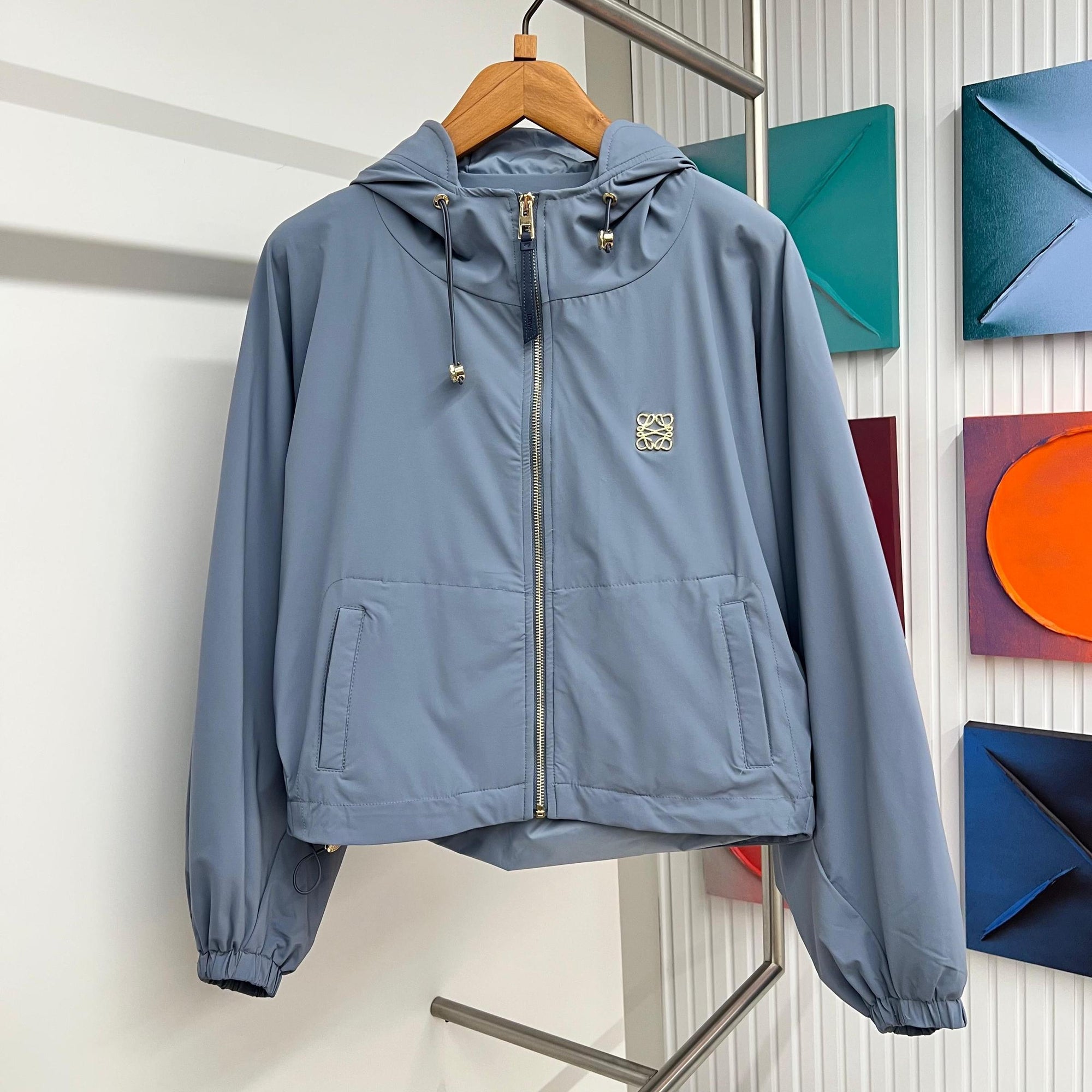 Baby Blue Women Jacket