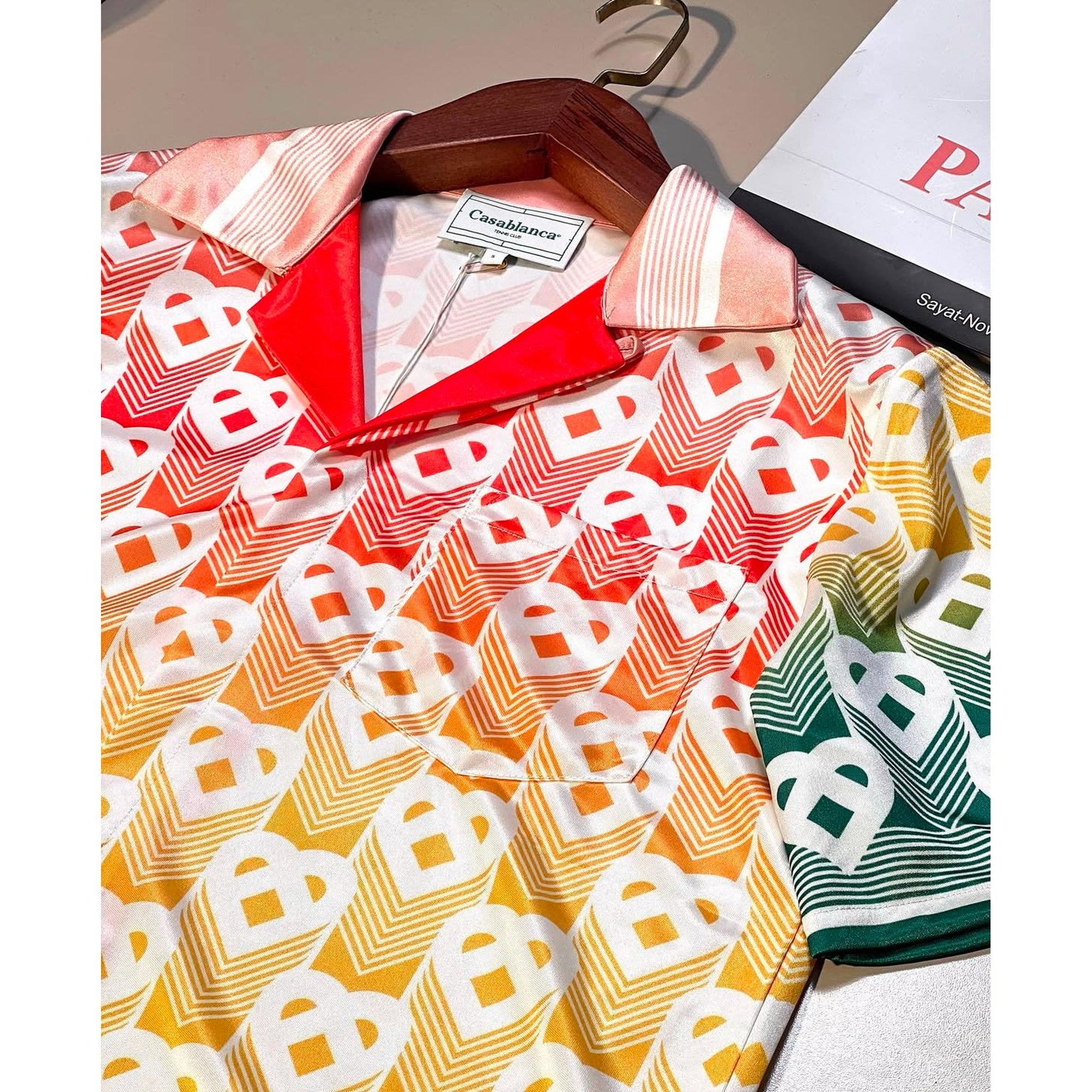 Monogram Colorful Satin Summer Set 2 pieces