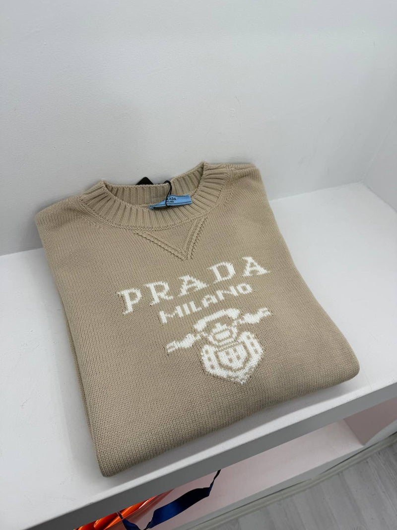 Beige Knitted Women’s Sweater