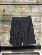 Black Cotton Shorts
