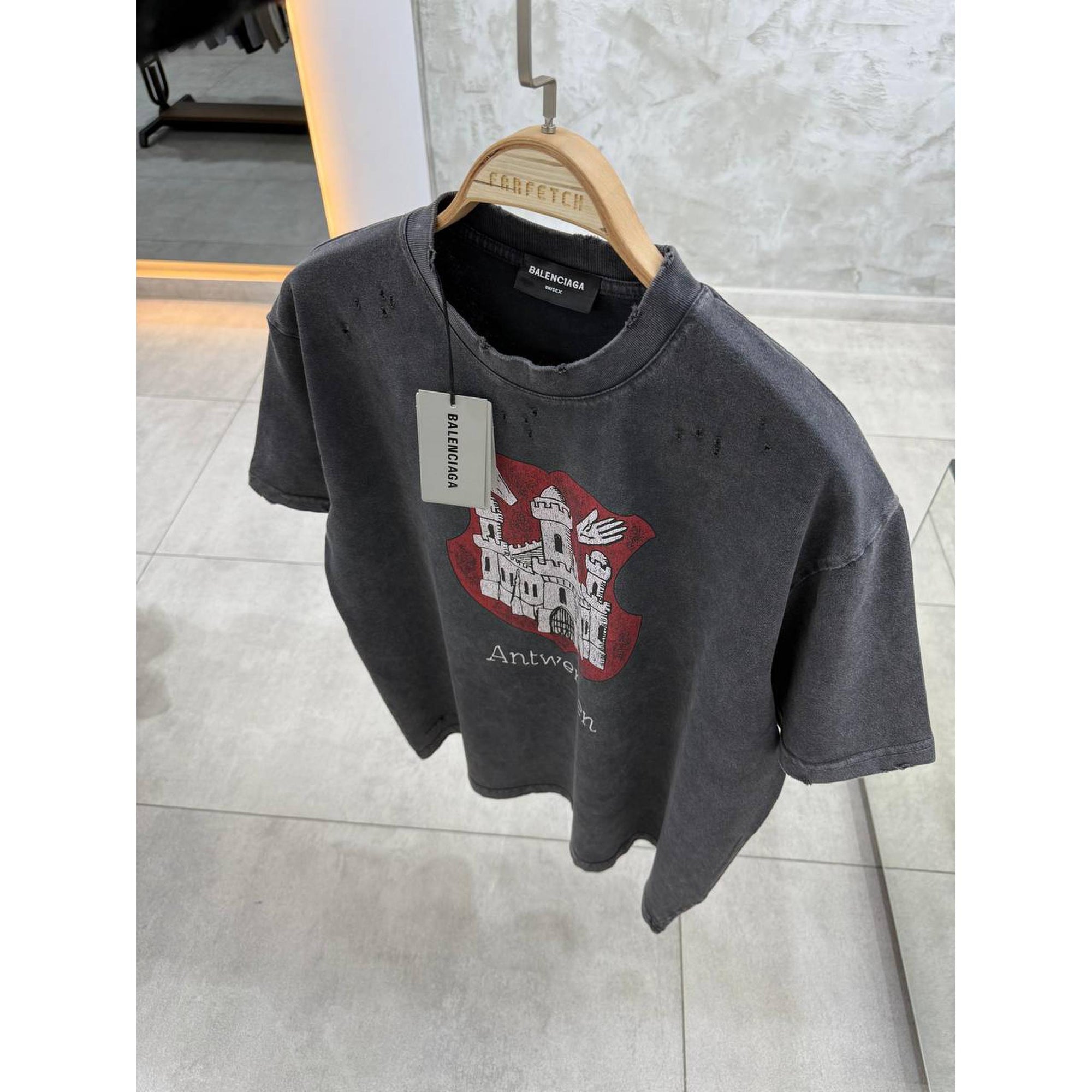 Black Washed Oversized T-Shirt