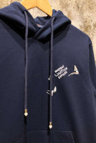 Dark Blue Oversized Hoodie