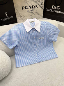 Baby Blue Women Shirt