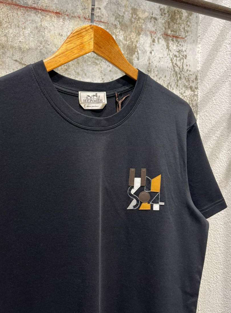 Black Cotton T-shirt