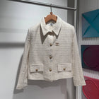 White Women Boucle Set