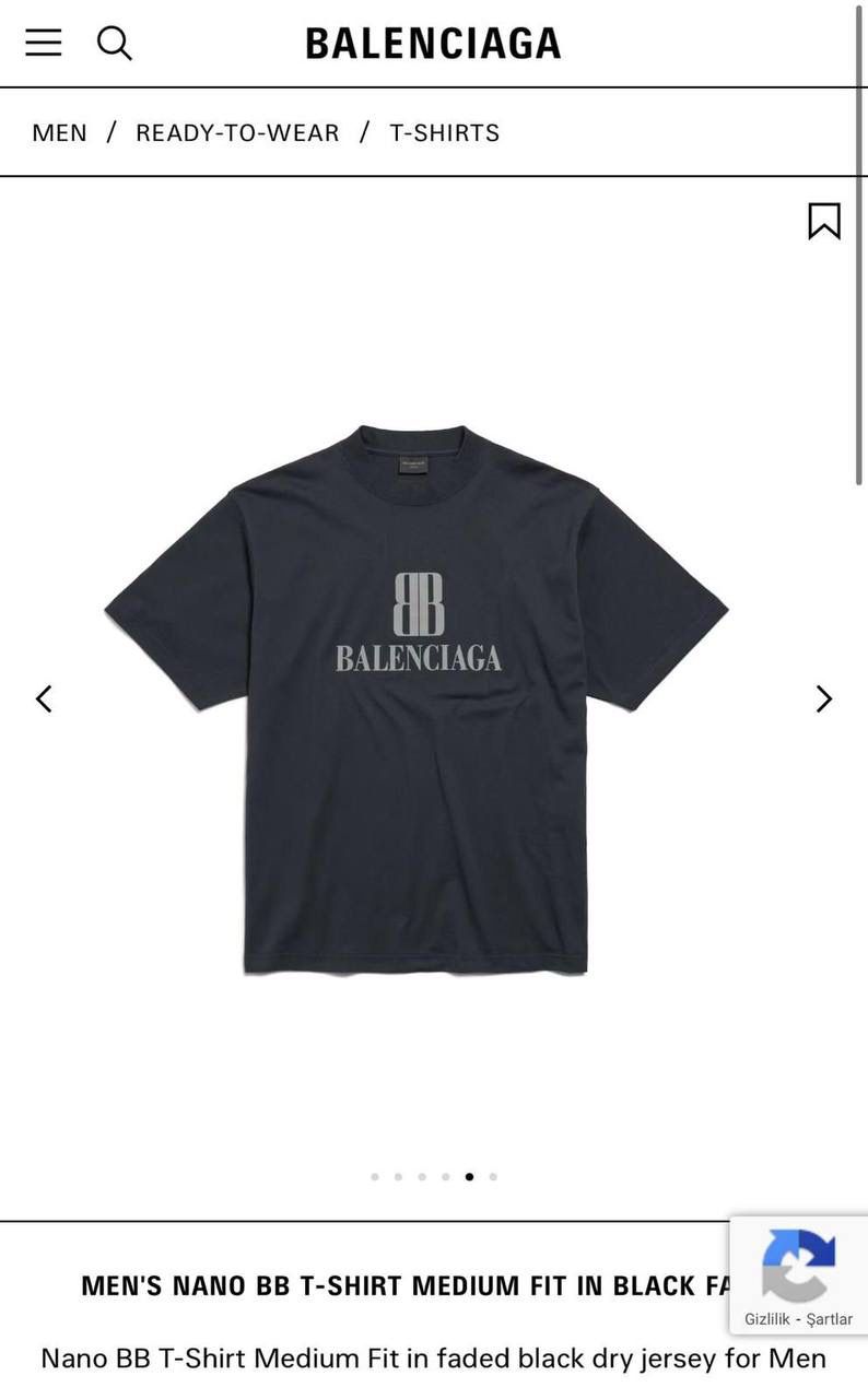 Dark Grey Cotton T-shirt