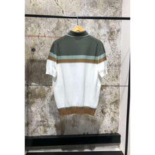 Knitted Polo T-shirt with Embroidered Logo