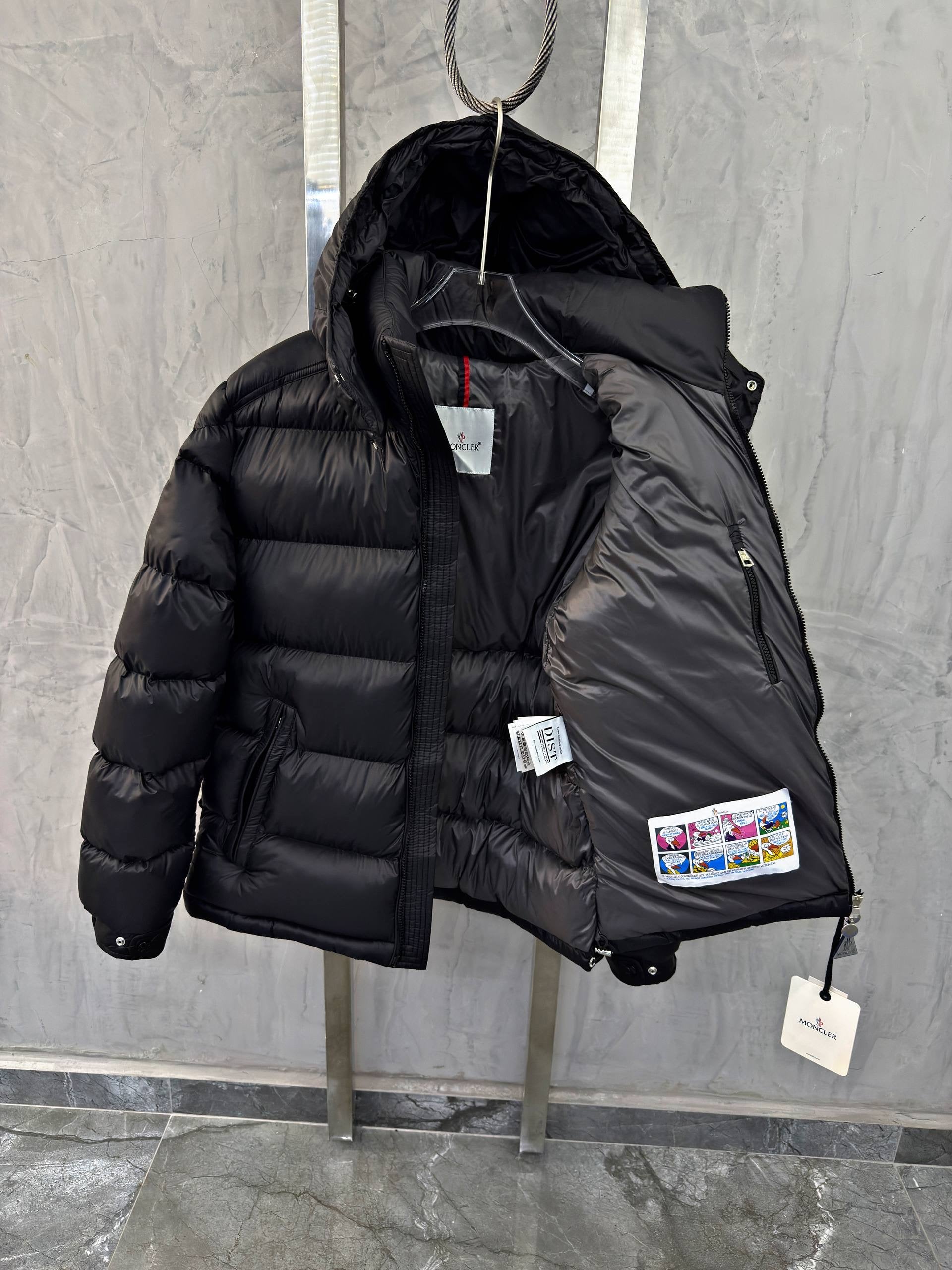 Black Maya Puffer Jacket