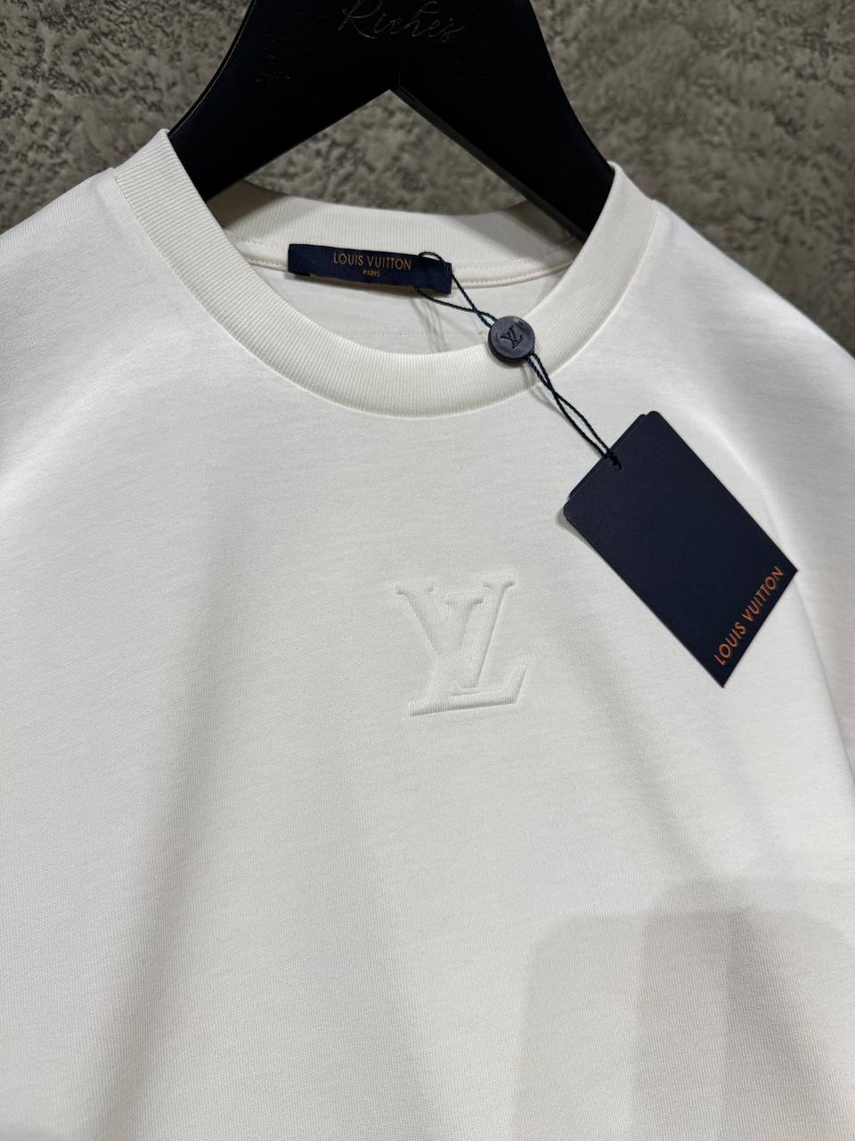 Ecru Cotton T-shirt