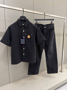 Black Denim Set