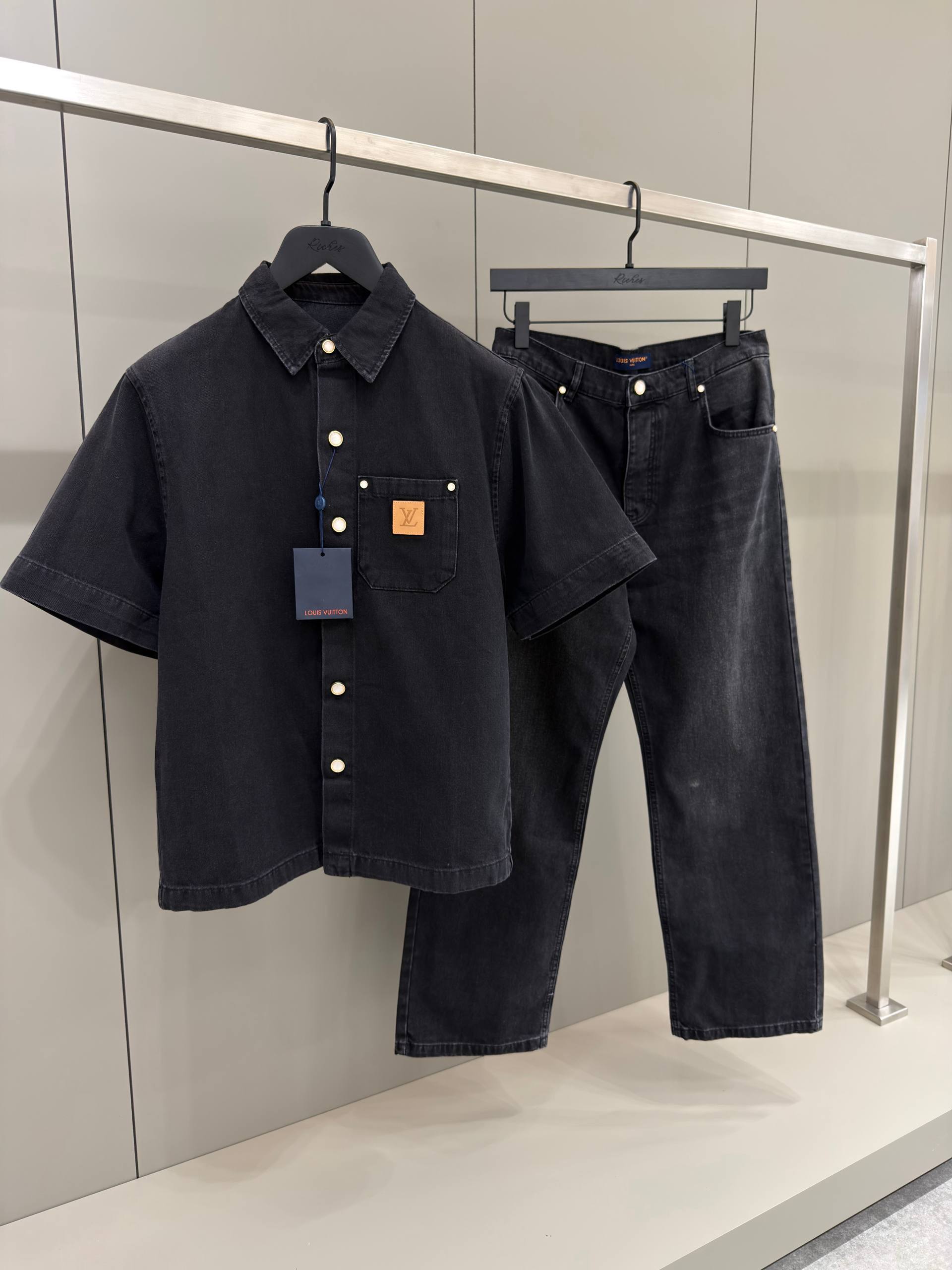 Black Denim Set