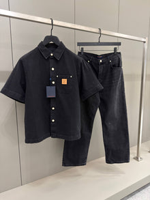 Black Denim Set