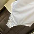 White Women Swimwear One Piece