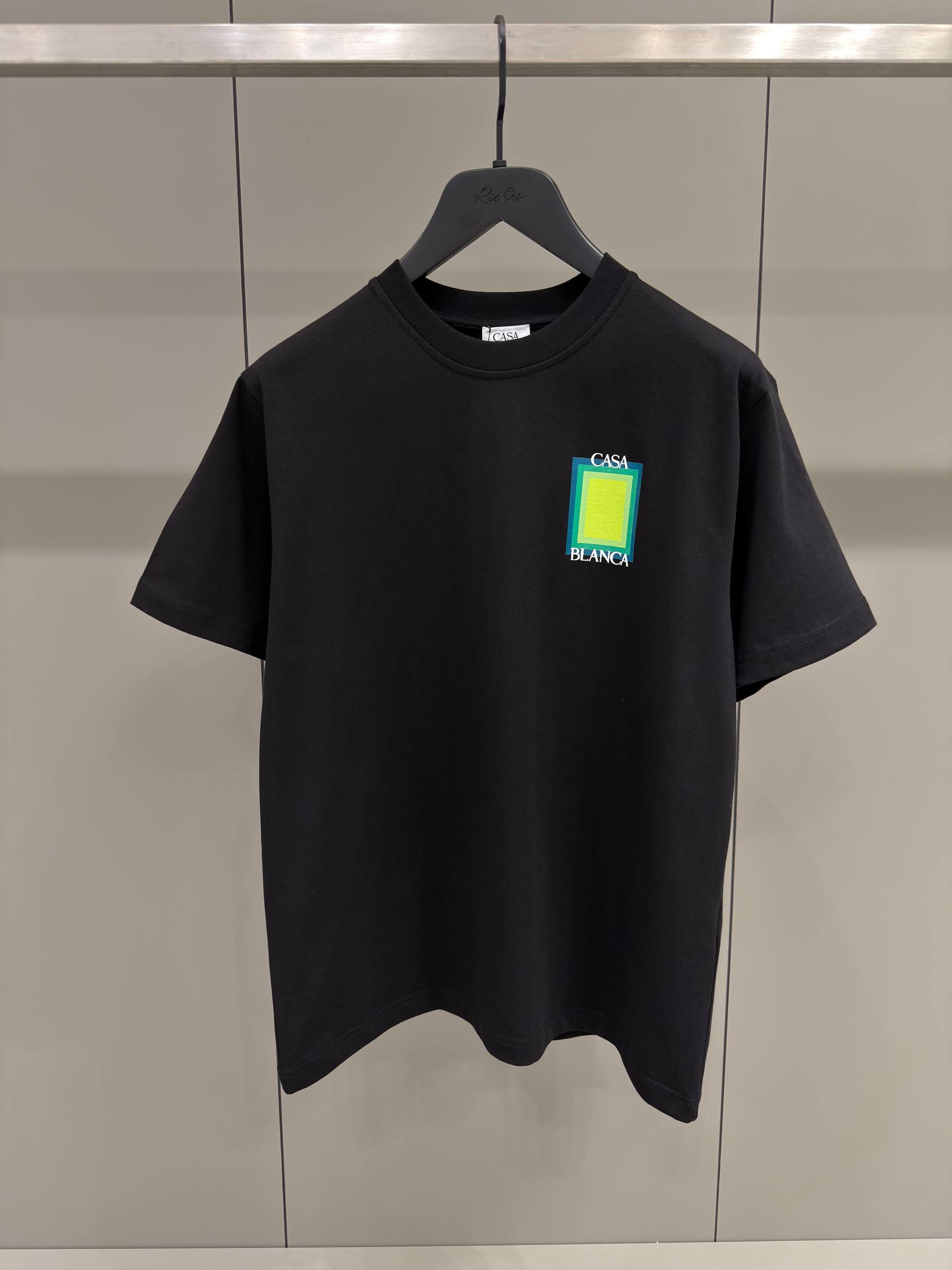Black Cotton T-shirt