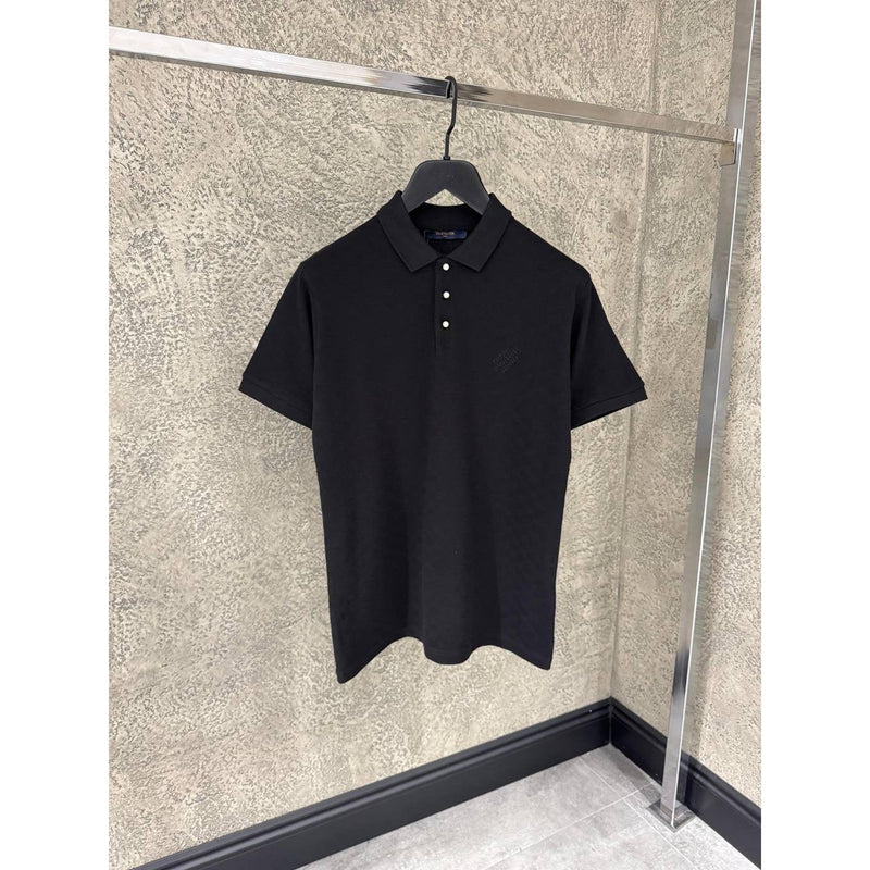 Black Monogram Polo T-shirt