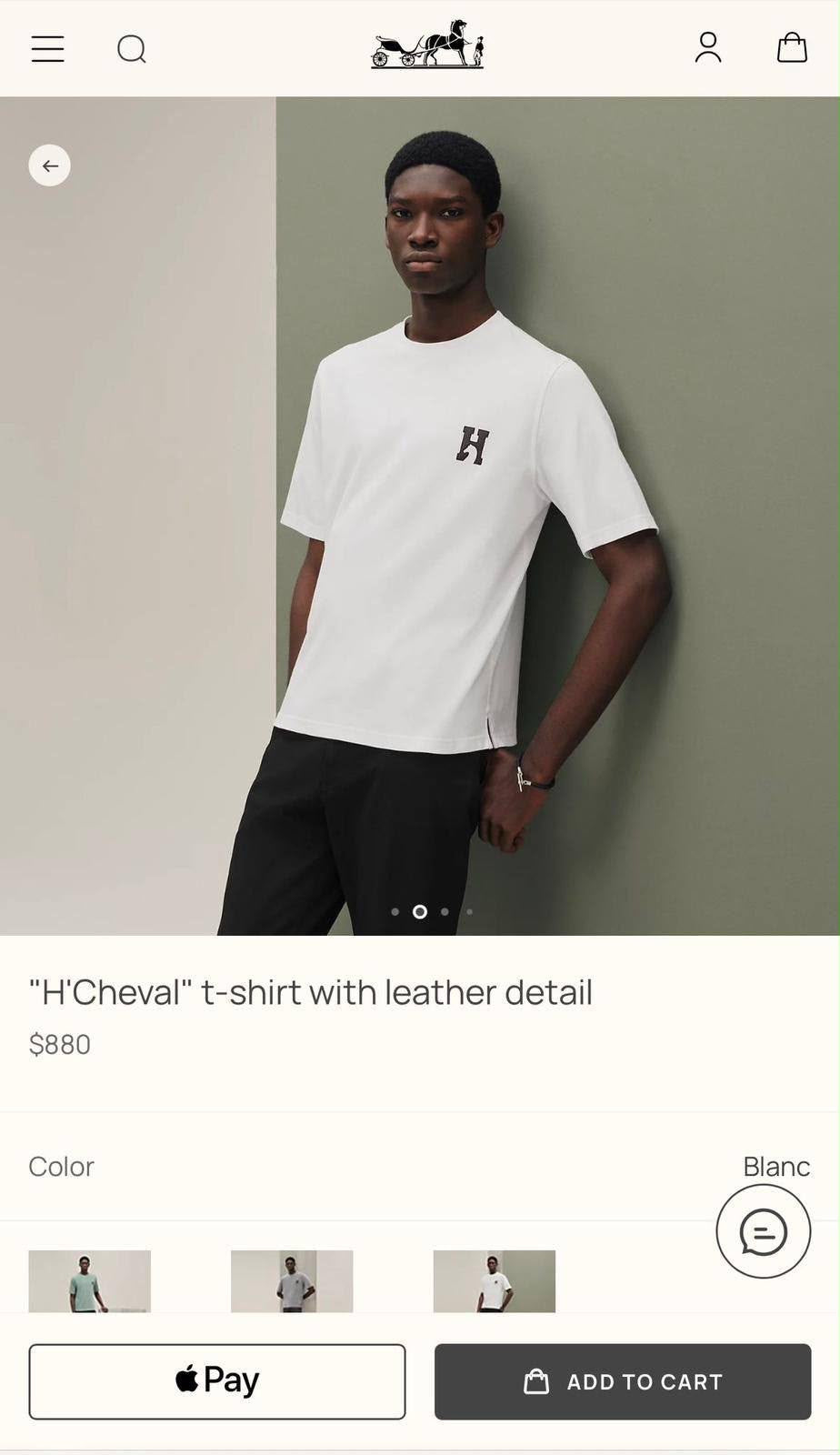 White Cotton T-shirt