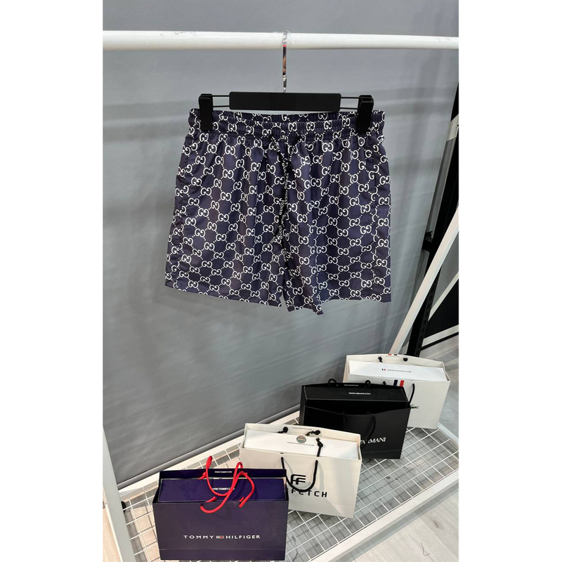 Dark Blue Monogram Swimwear