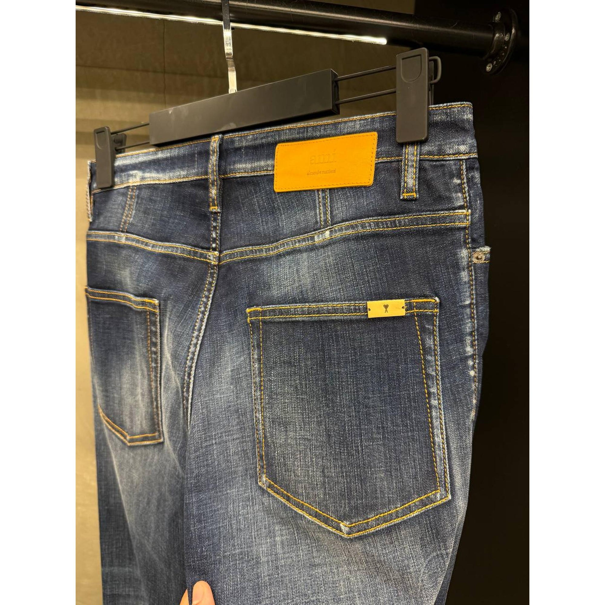 Blue Jeans with Logo