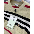 Beige Checkered Oversized T-Shirt