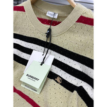 Beige Checkered Oversized T-Shirt