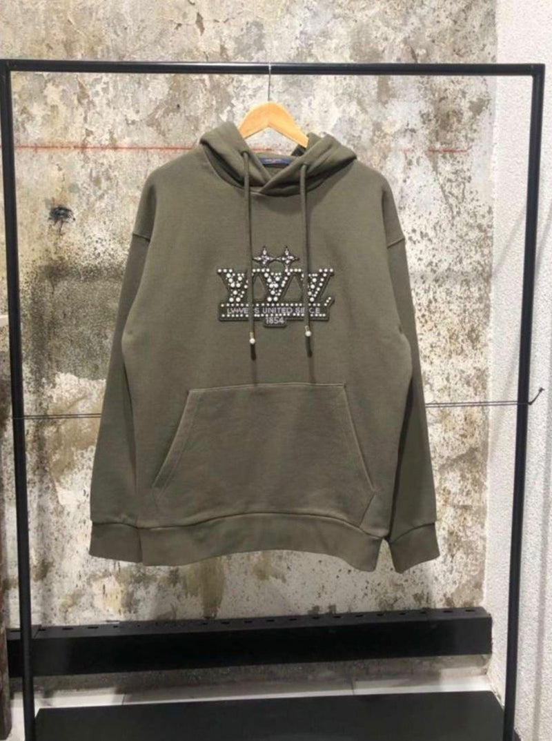 Green Cotton Hoodie