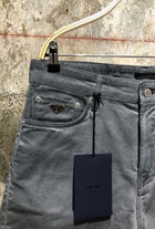 Grey Denim Shorts