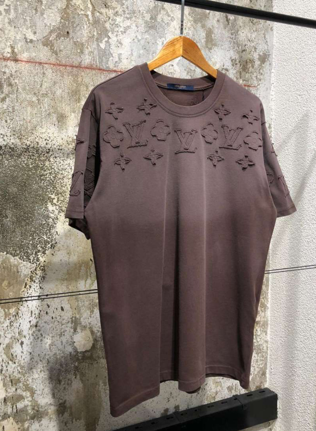 Brown Cotton T-shirt