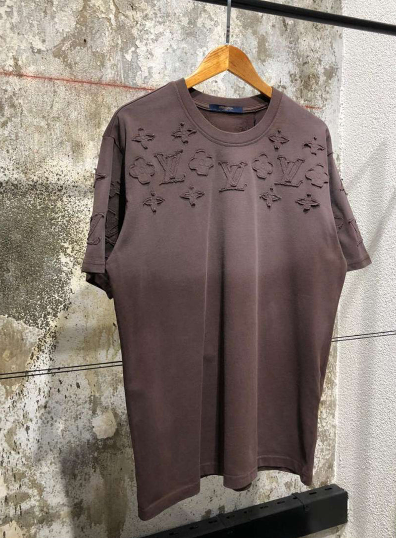 Brown Cotton T-shirt