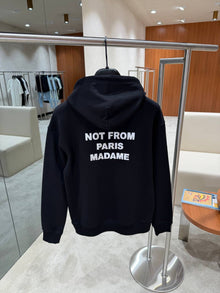 Black Cotton Hoodie