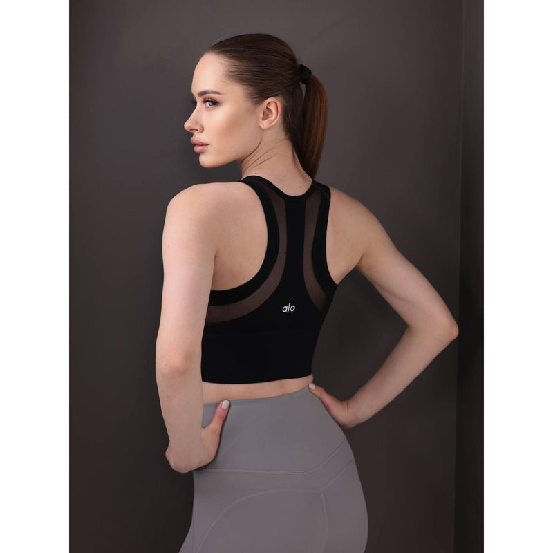 Black Women Active Wear Top
