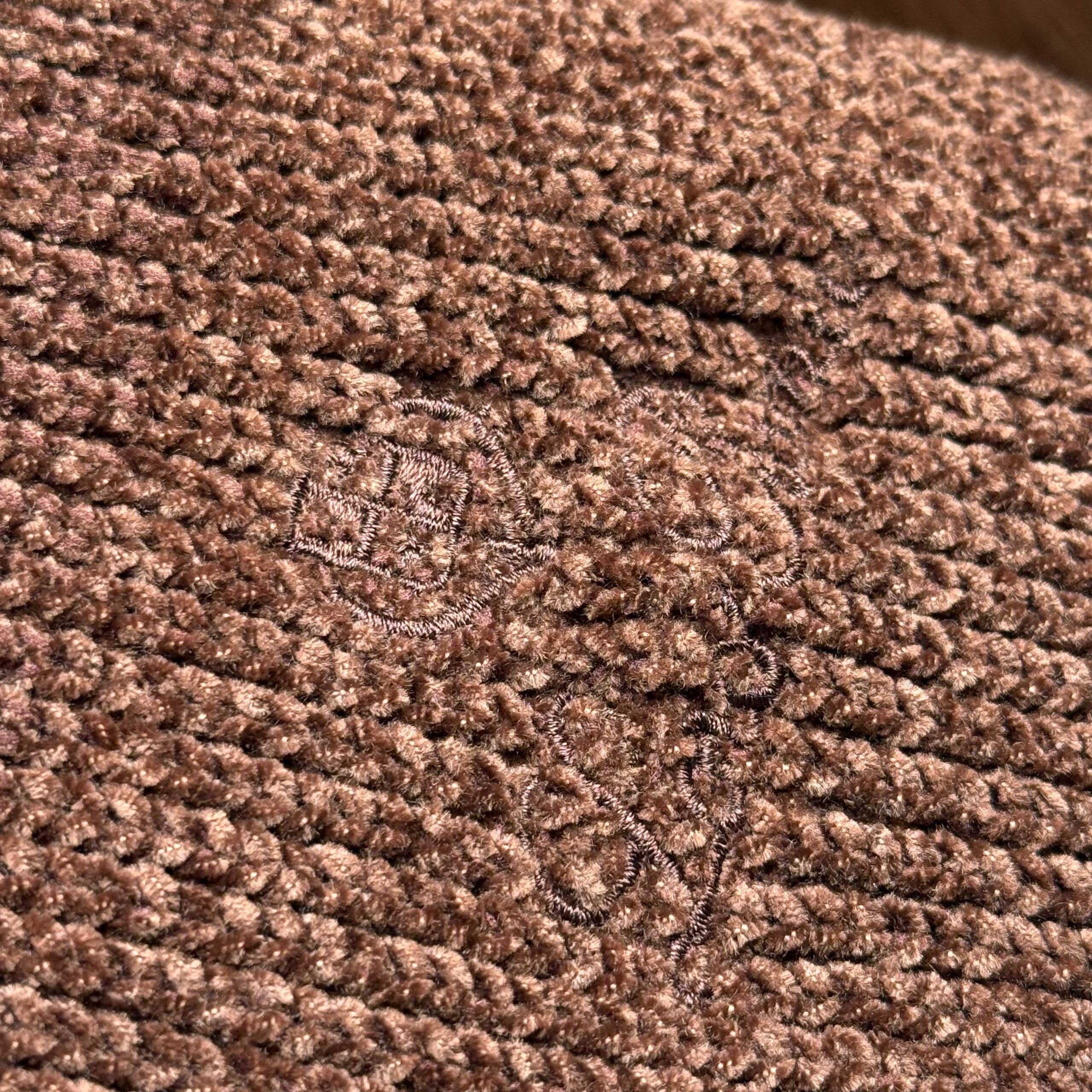 Brown Wool Polo Sweater