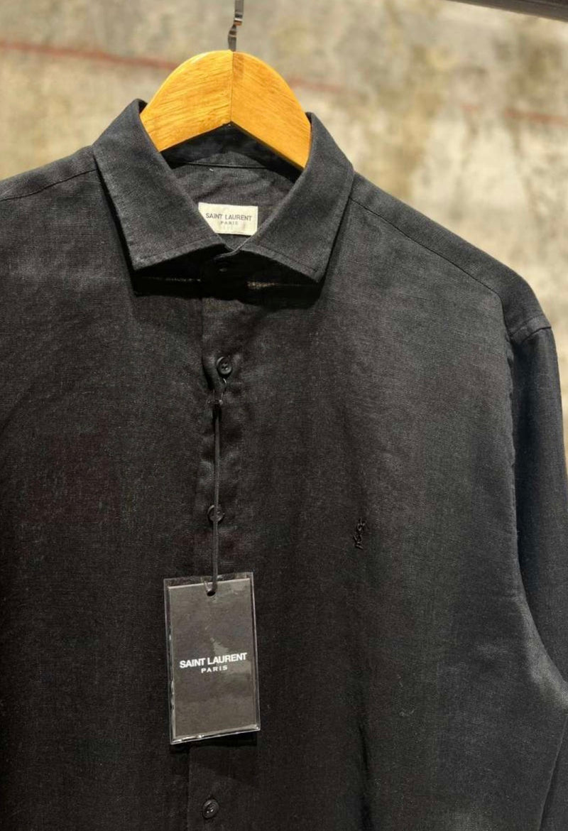 Black Linen Shirt