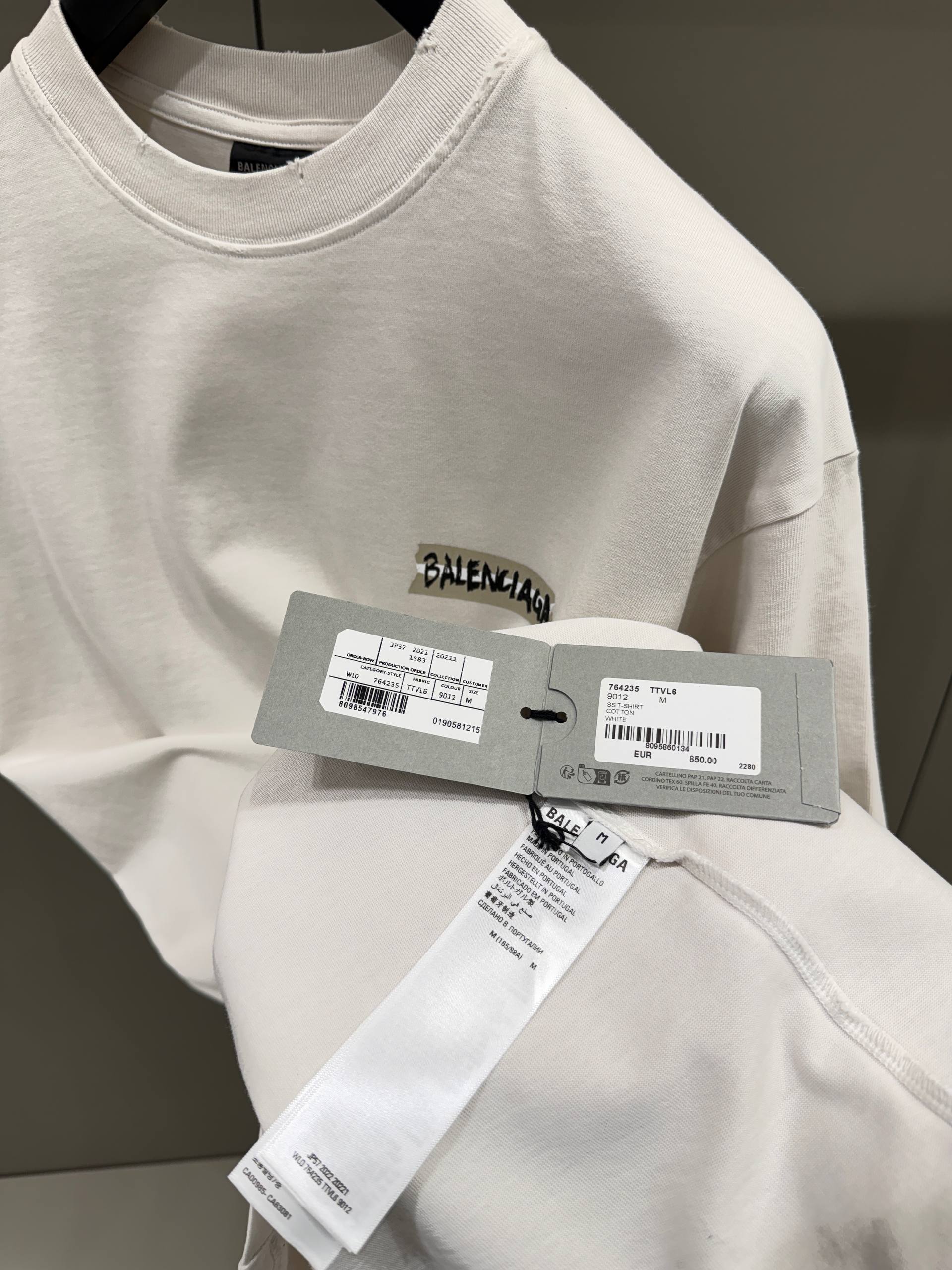 White Cotton T-shirt