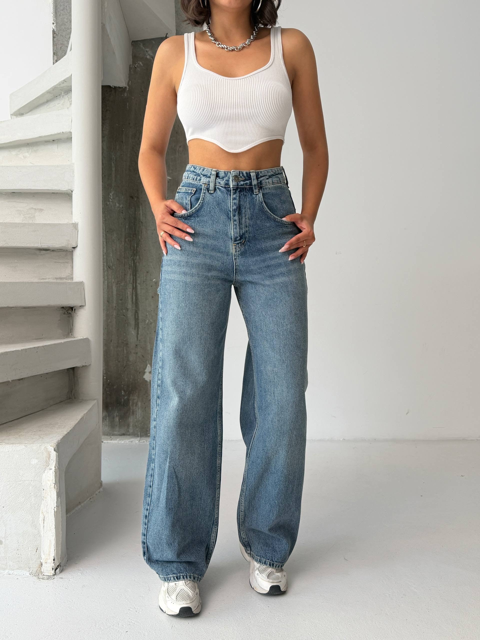 Blue Ripped Jeans