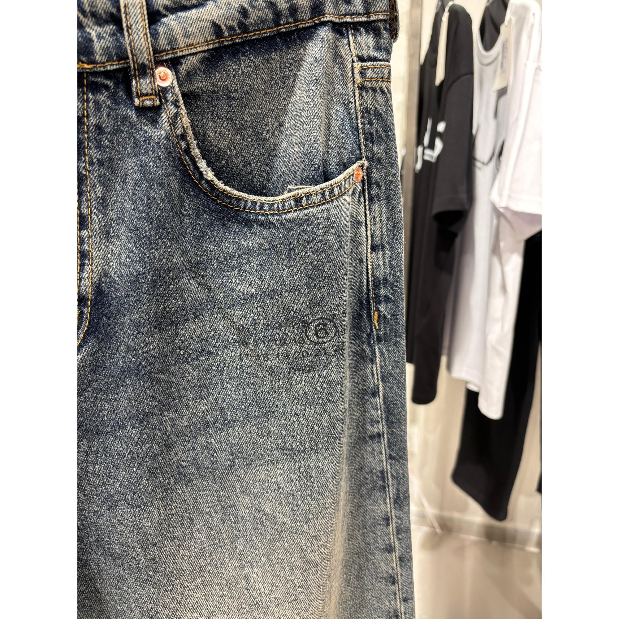 Blue Premium Denim Jeans with Logos