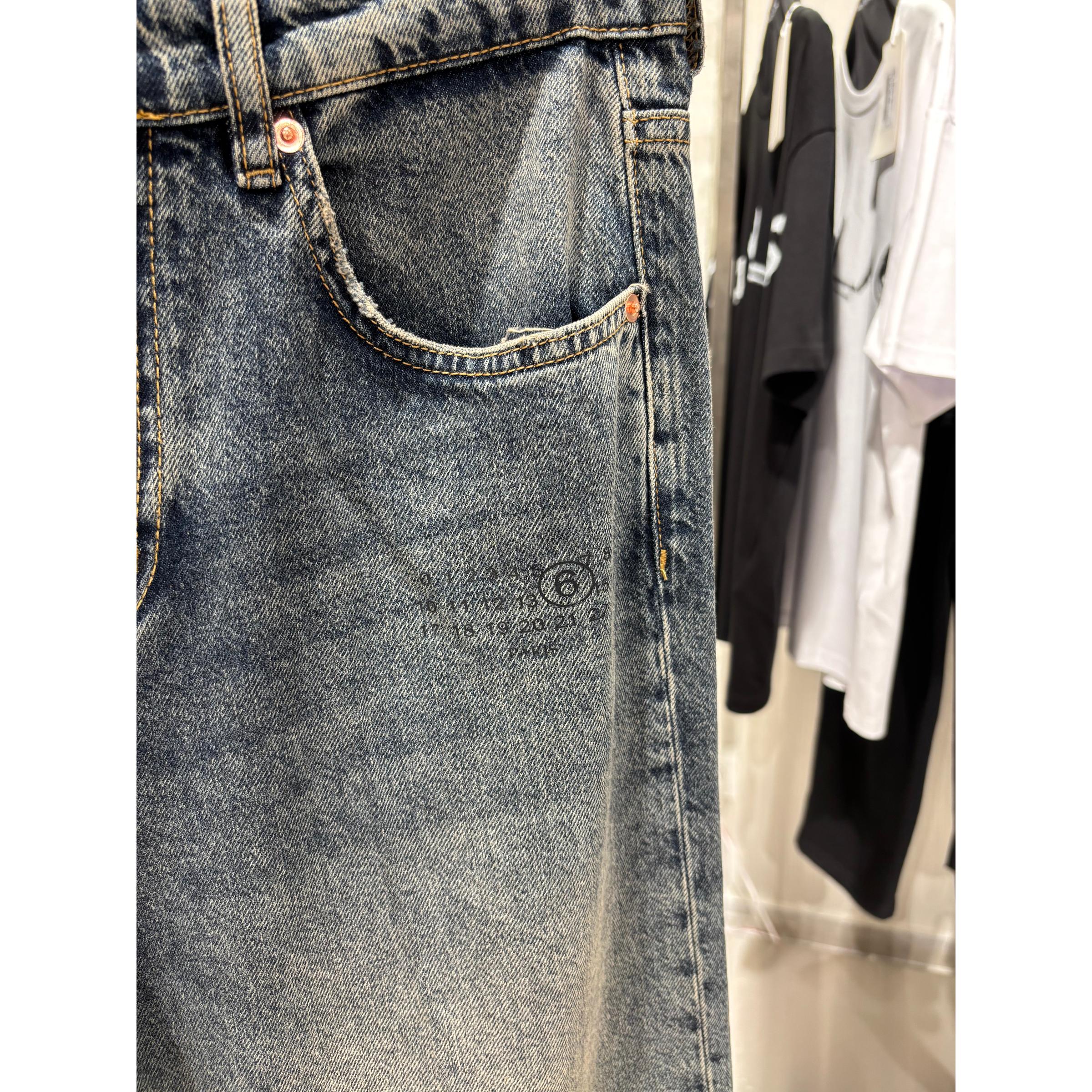 Blue Premium Denim Jeans with Logos