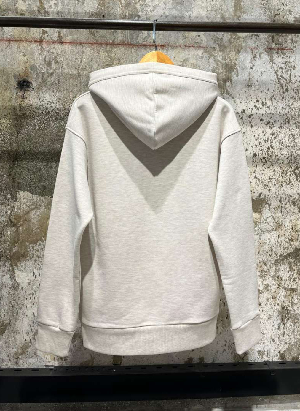 Light Grey Cotton Hoodie